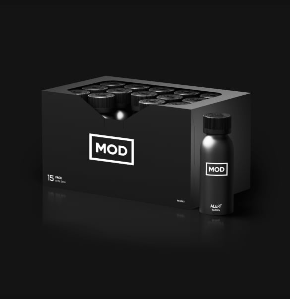 MOD ALERT prescription energy available in convenient multi-pack delivery for consistent daily support